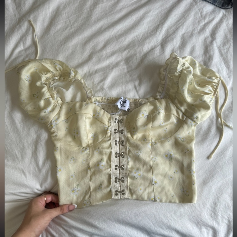 Princess Polly corset Yellow